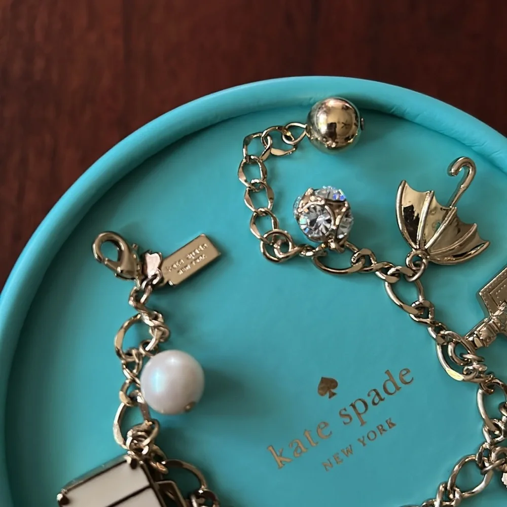Kate Spade gold charm bracelet - Picture 5 of 5